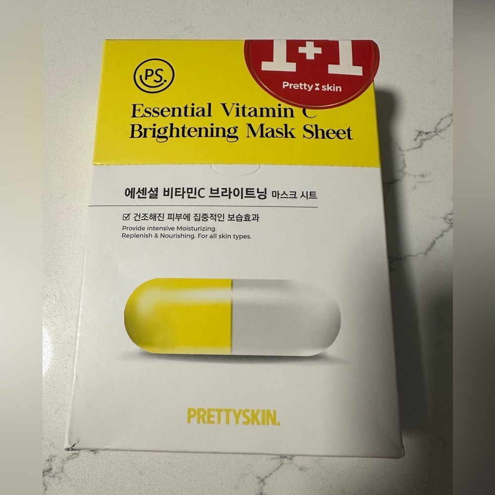 Pretty skin - Essential Vitamin C Brightening Mask Sheets NWT